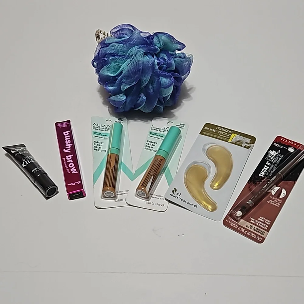 Beauty Bundle Almay Concealers NYX Shine Killer Primer Rimmel Eyeliner Gel